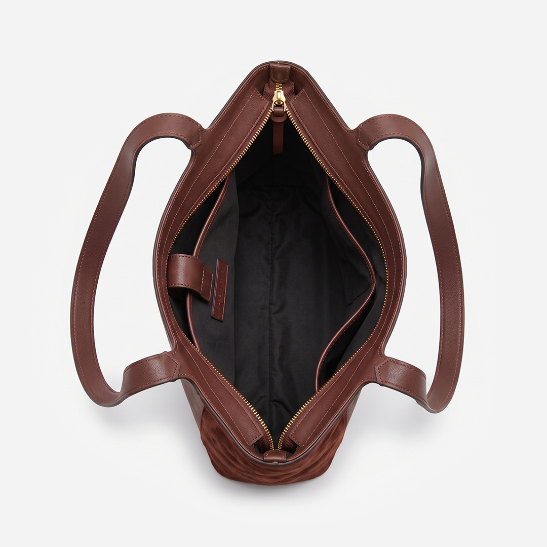 Bolsa de Couro Madison Coffee