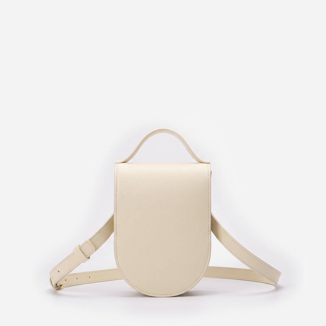 Bolsa de Couro Astor Vanilla