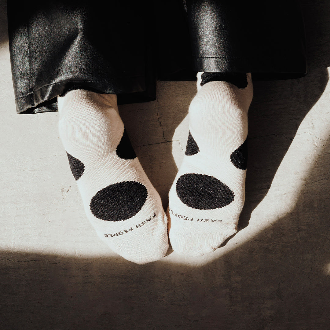 Meia Polka Dots Off-White