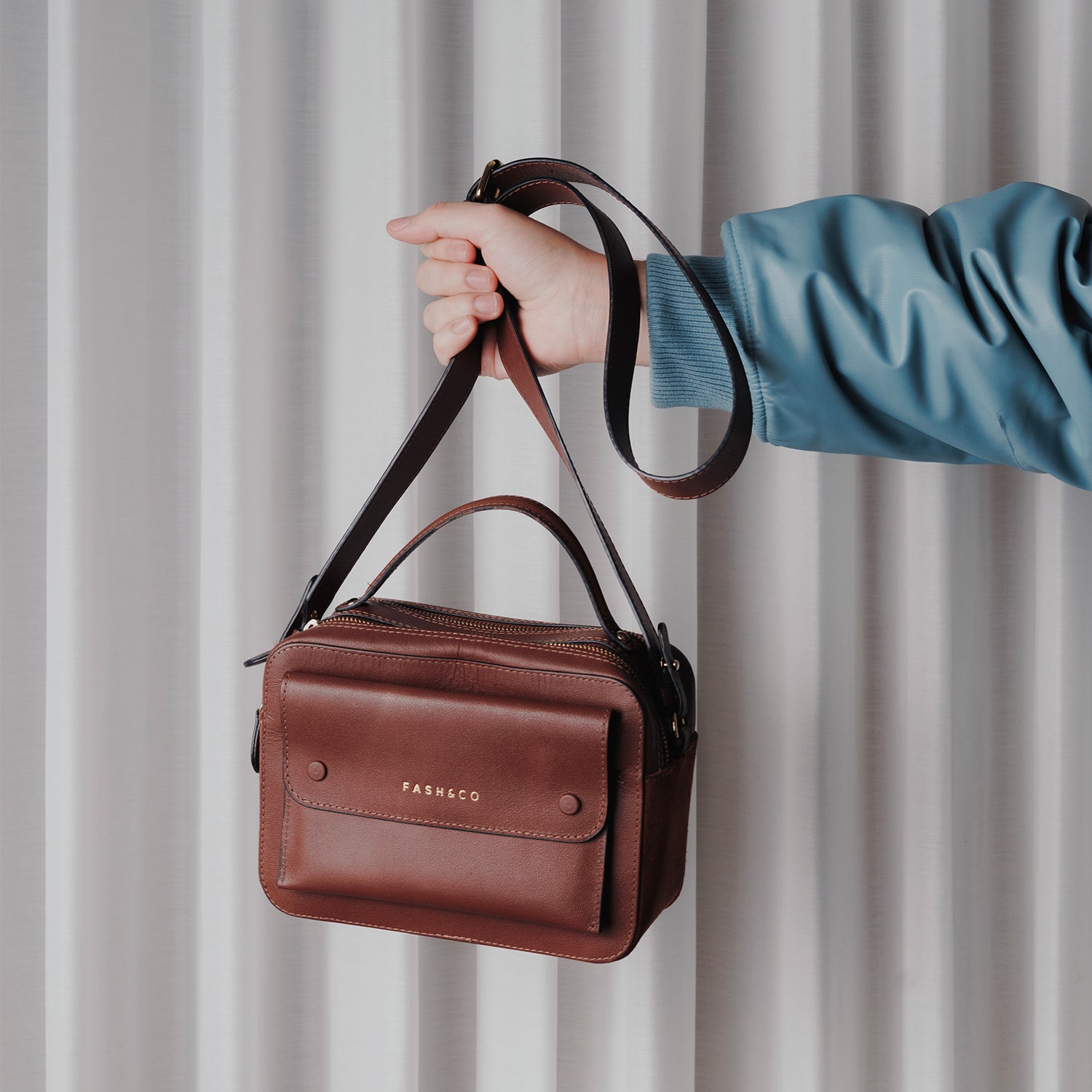 Bolsa de Couro New York Coffee