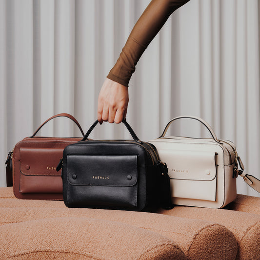 Bolsa de Couro New York Wine