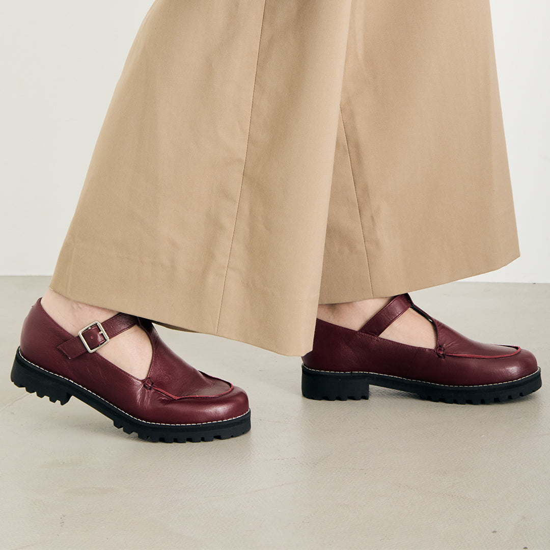 Sapato Mary Jane Wine