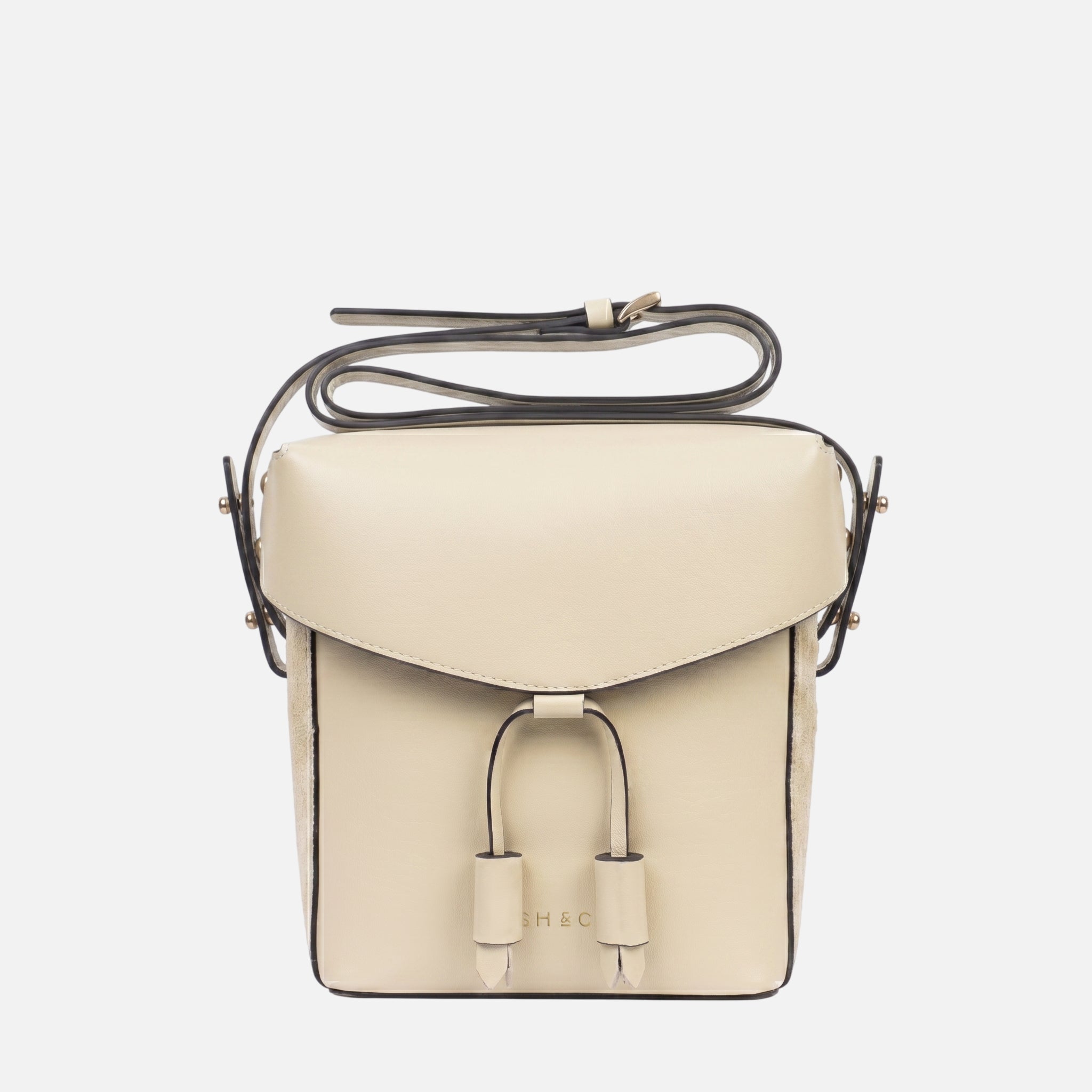 Bolsa Mini de Couro Cosmopolitan Vanilla