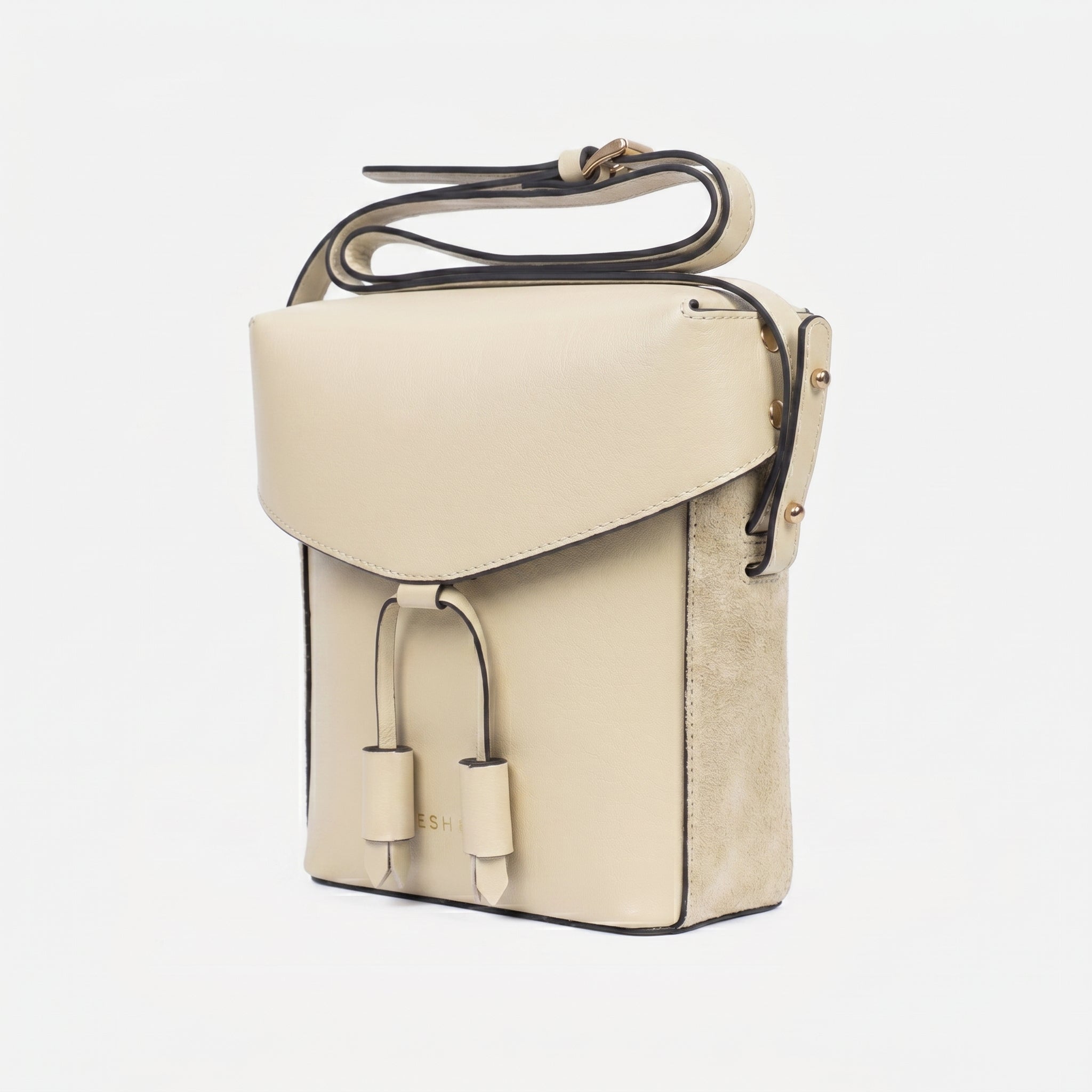 Bolsa Mini de Couro Cosmopolitan Vanilla