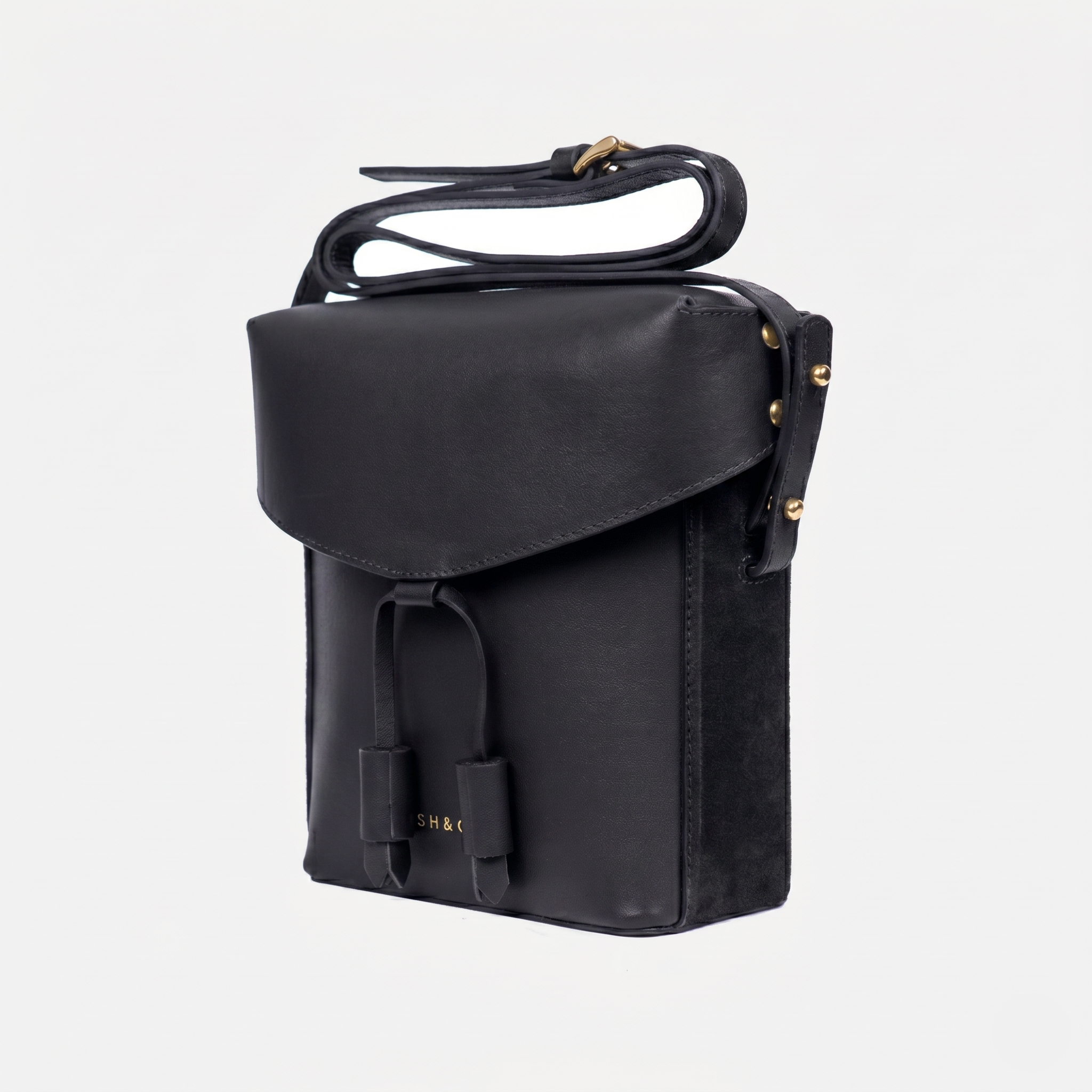 Bolsa Mini de Couro Cosmopolitan Black