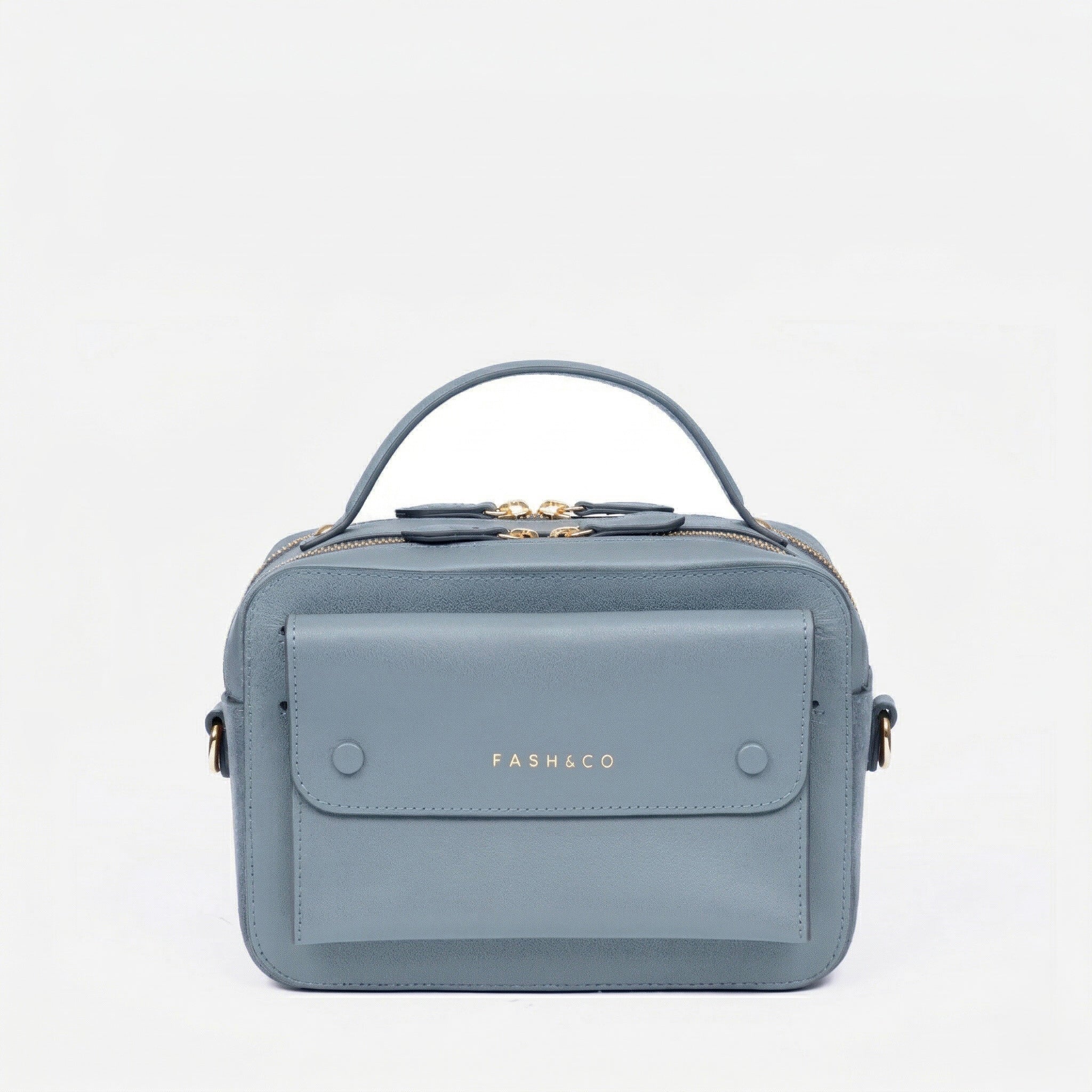 Bolsa de Couro New York Azul Celeste