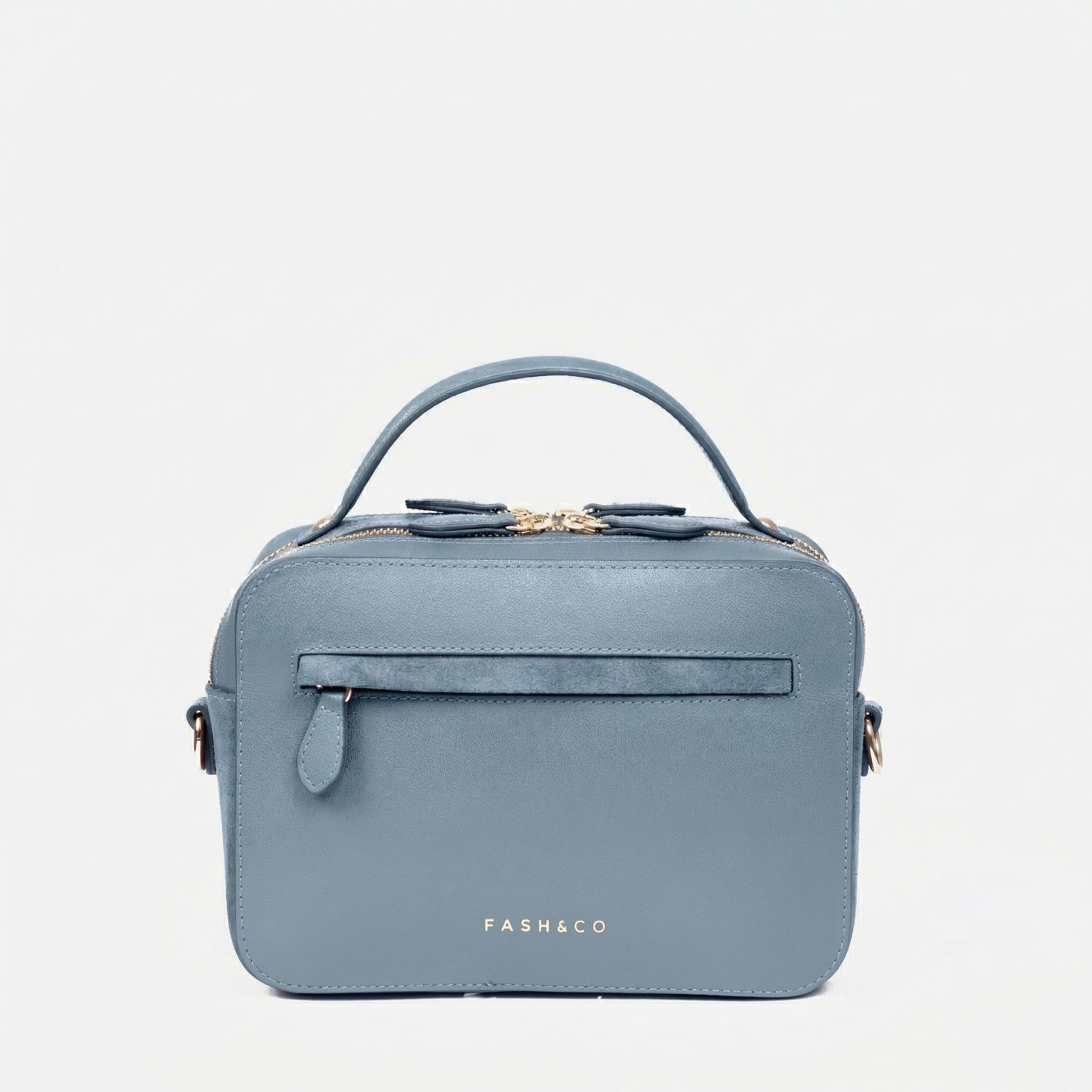 Bolsa de Couro New York Azul Celeste