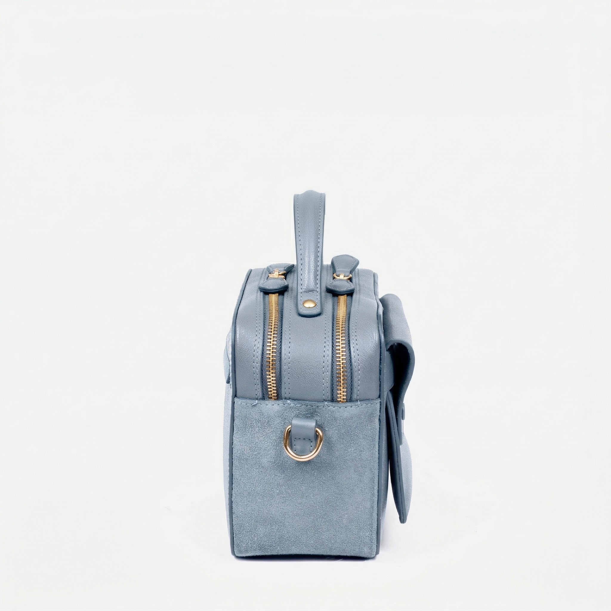 Bolsa de Couro New York Azul Celeste