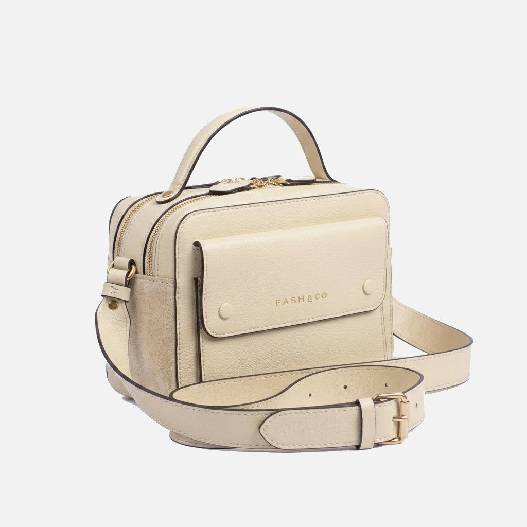 Bolsa de Couro New York Vanilla