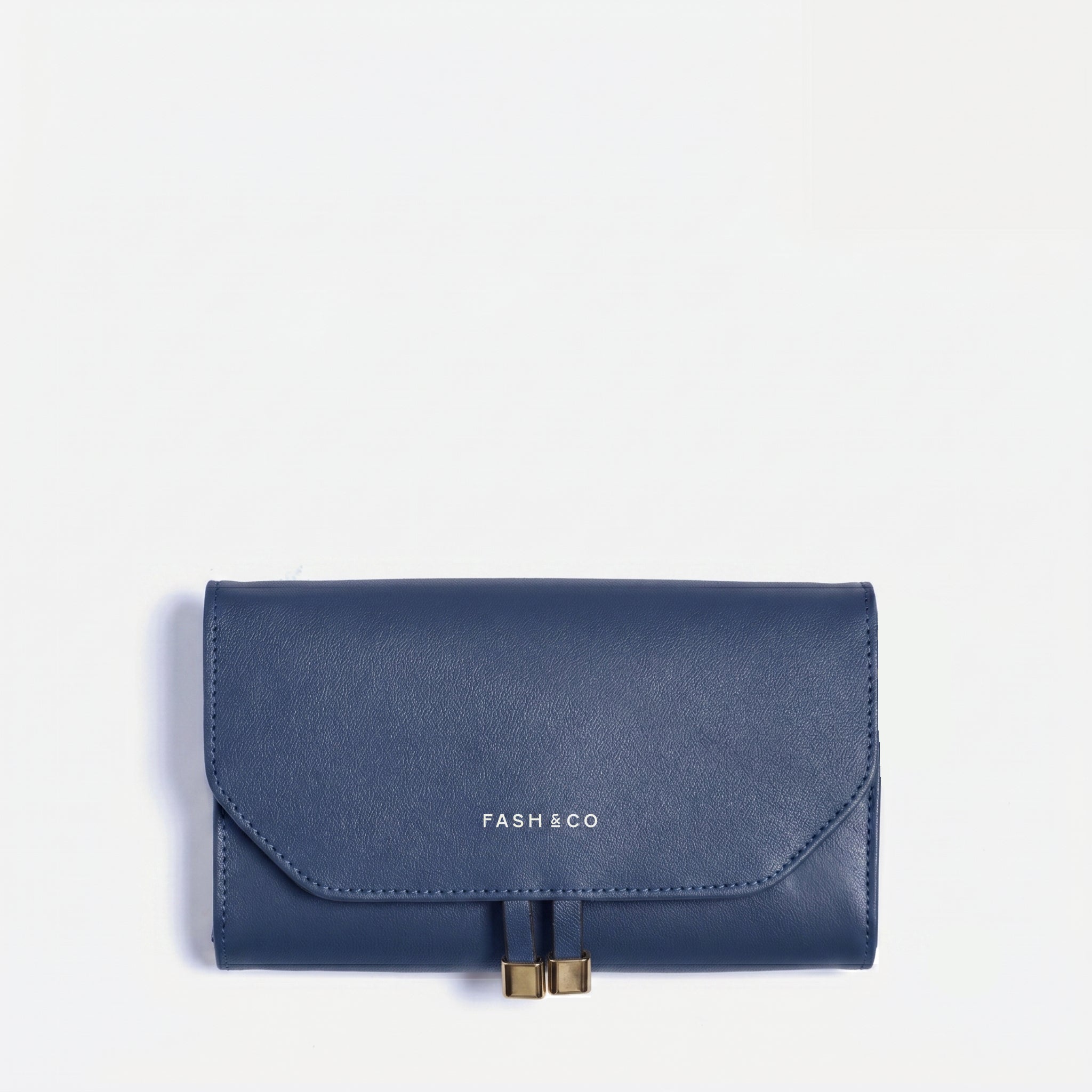 Carteira Pochete de Couro Hit Blue Navy