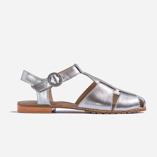 Sandália Fisherman Silver