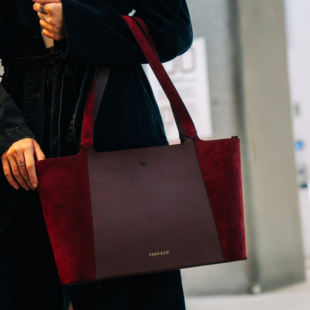 Bolsa de Couro Madison Wine