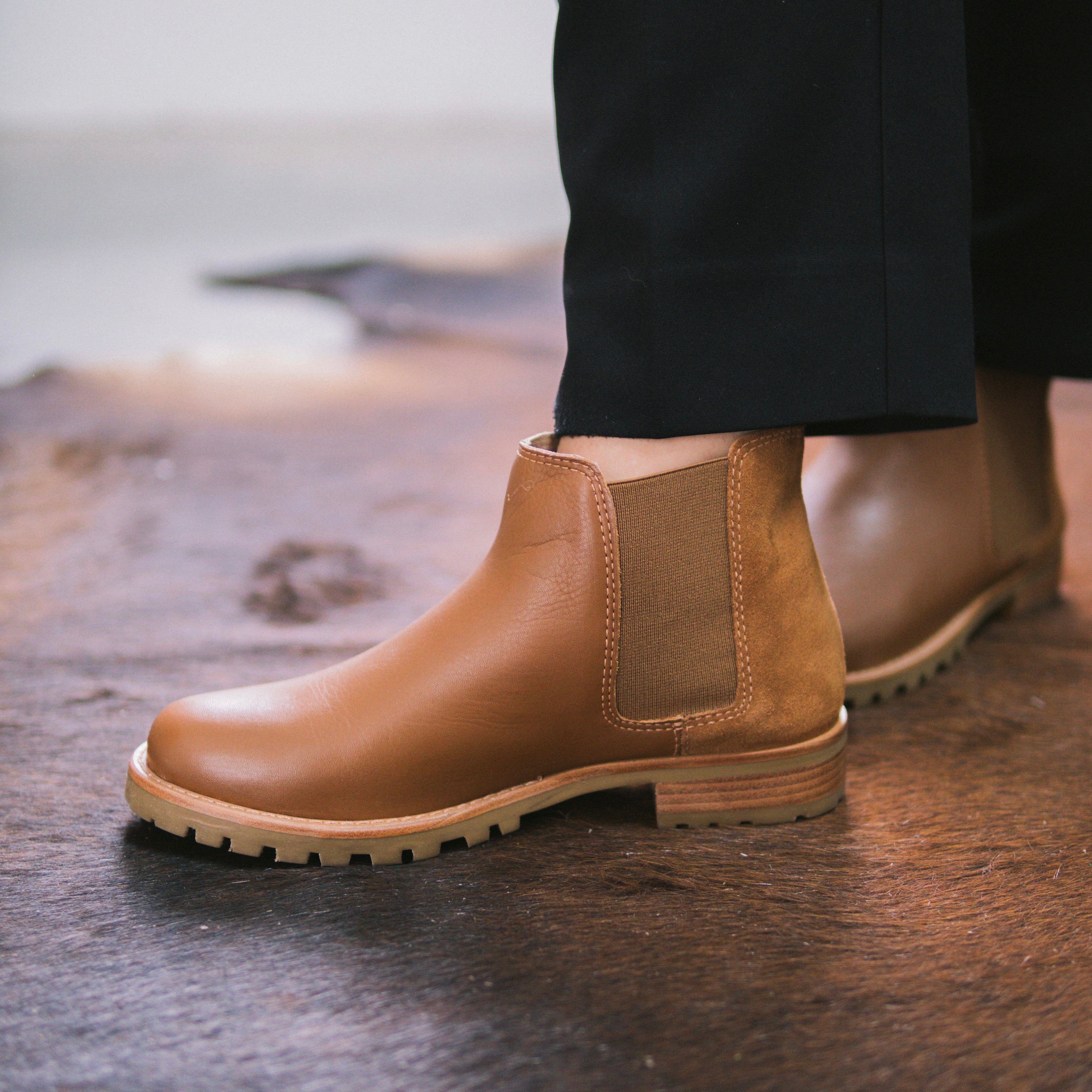 Bota Chelsea Caramel