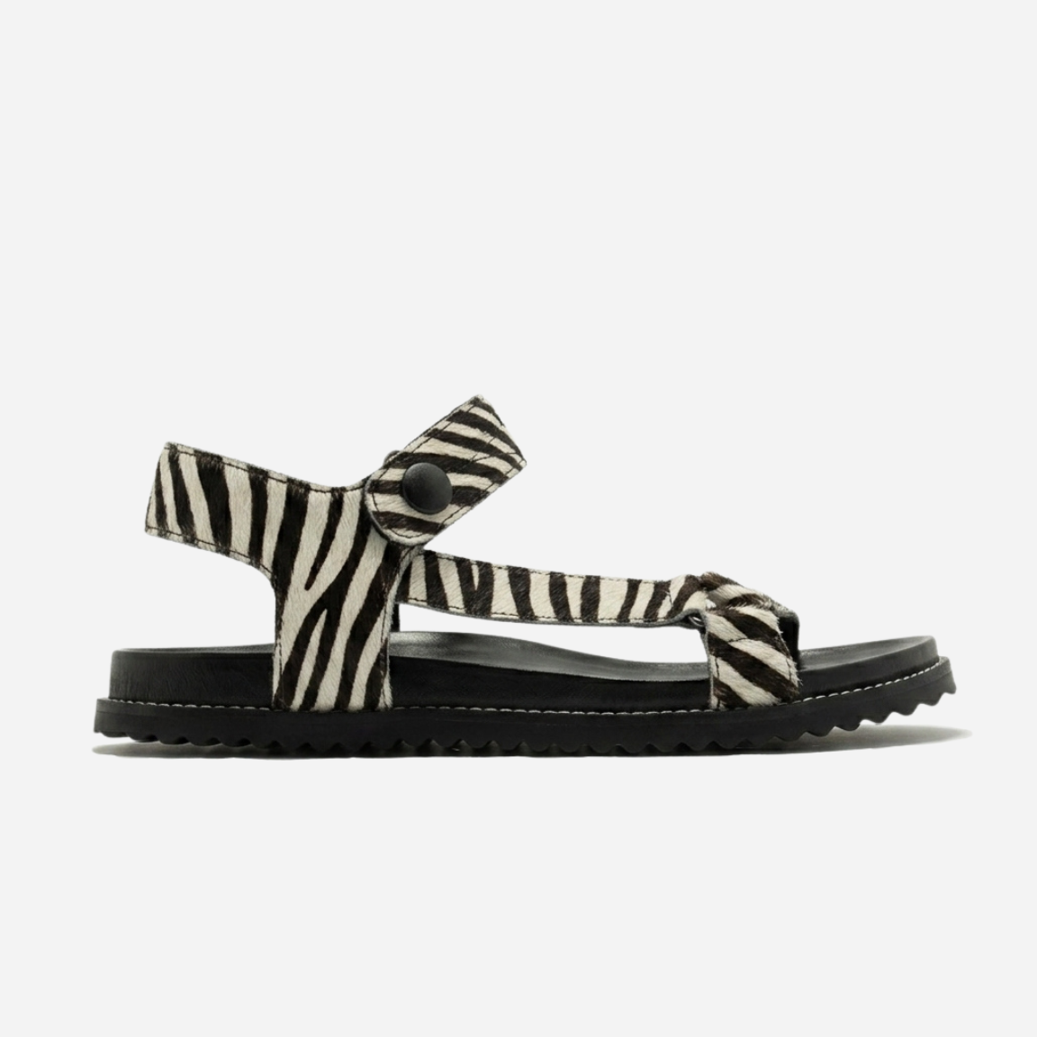 Sandália Papete Chilly Animal Print Zebra
