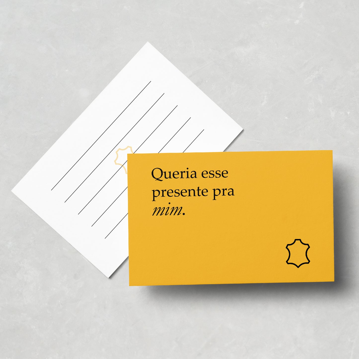 Cartão de Presente - Queria esse presente pra mim