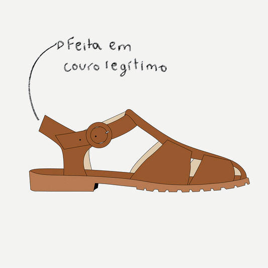 Sandália Fisherman Caramel