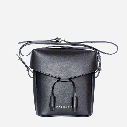 Bolsa Mini de Couro Cosmopolitan Black
