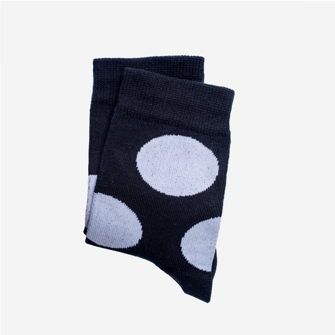 Meia Polka Dots Black
