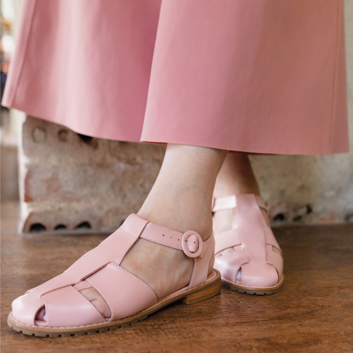 Sandália Fisherman Blush