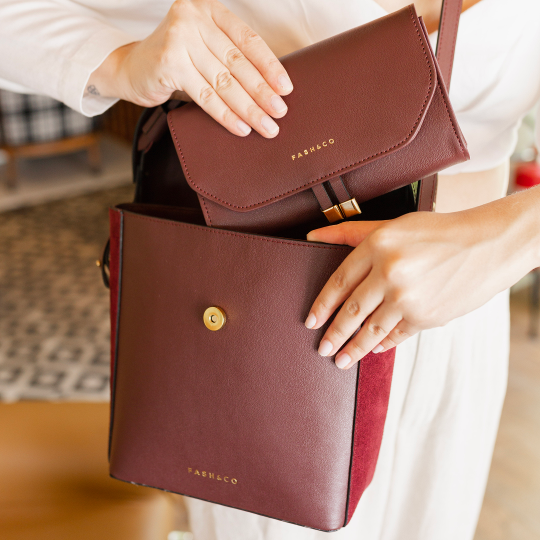 Carteira Pochete de Couro Hit Wine