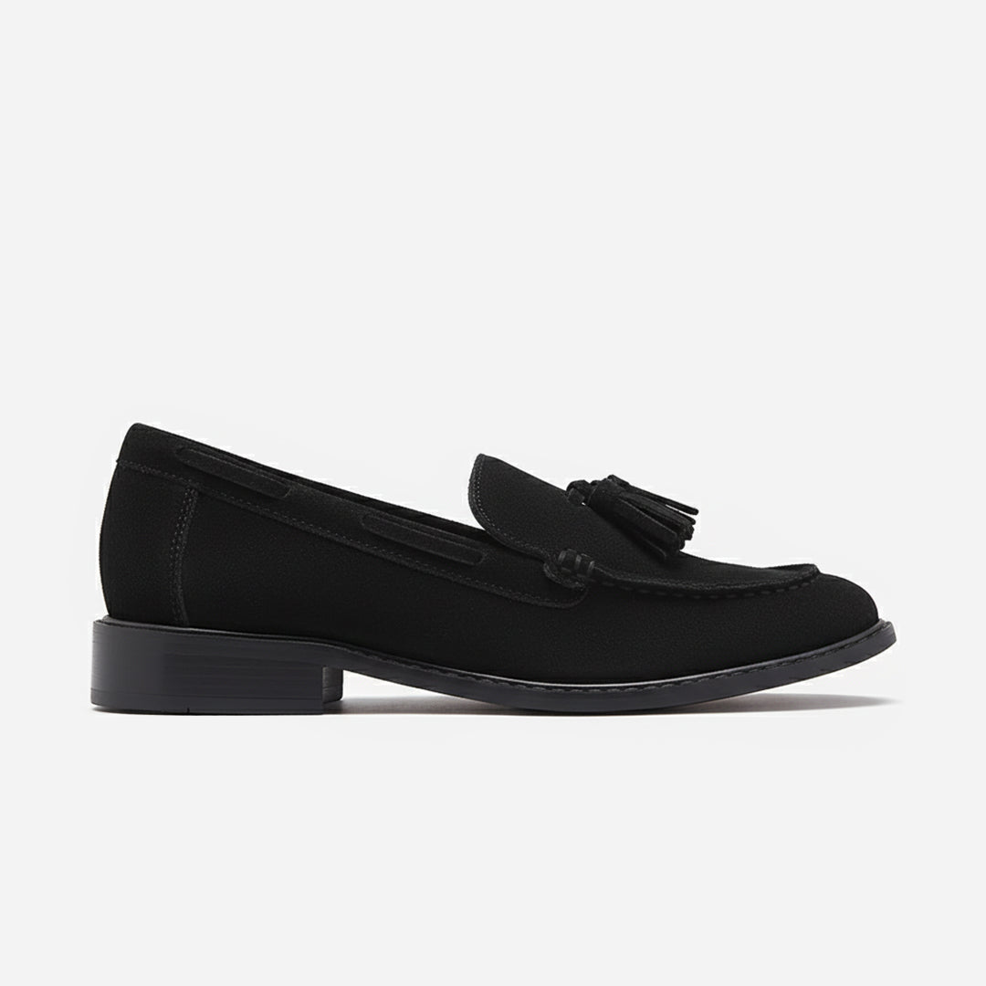 Loafer Charm Camurça Black
