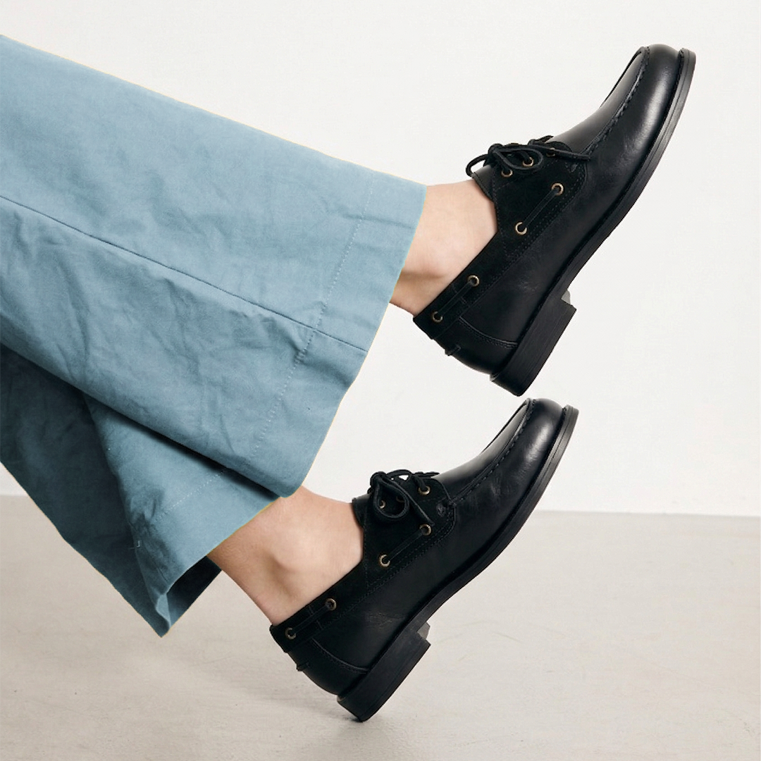 Sapato Dock Side Alba Black