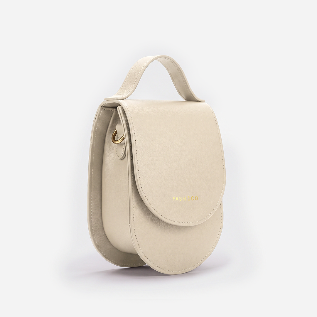 Bolsa de Couro Astor Vanilla