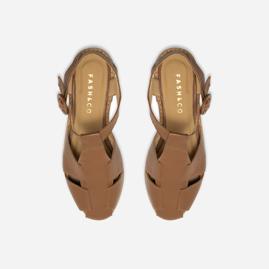 Sandália Fisherman Caramel