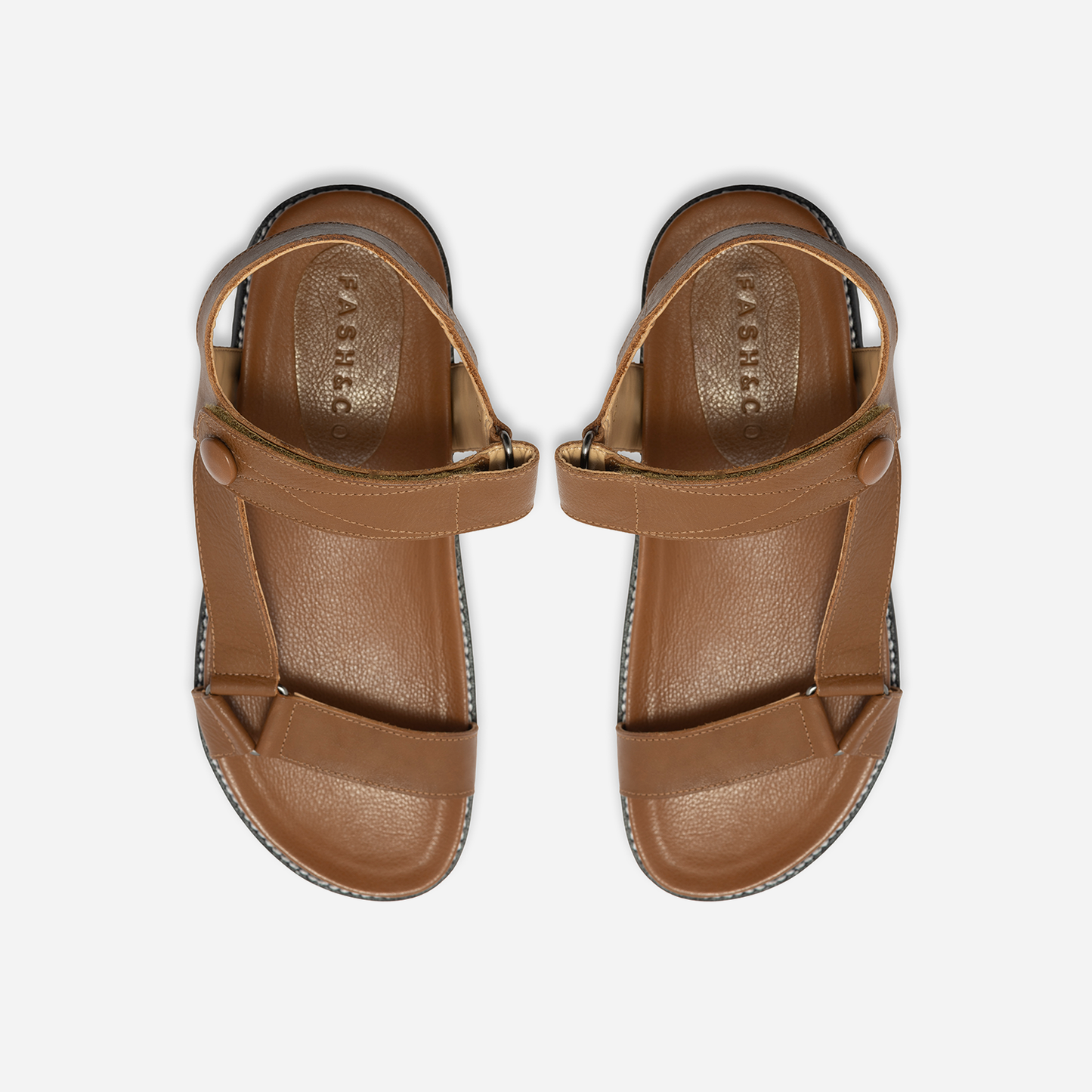 Sandália Papete Chilly Caramel