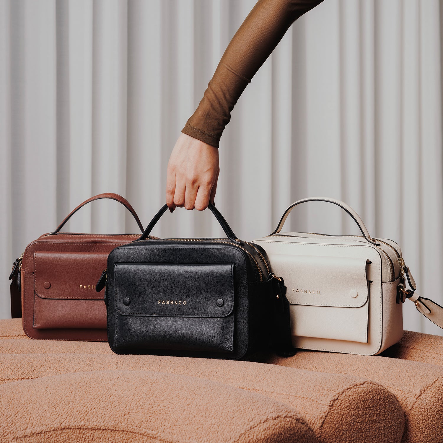 Bolsa de Couro New York Black