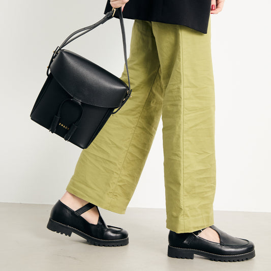 Bolsa Mini de Couro Cosmopolitan Black