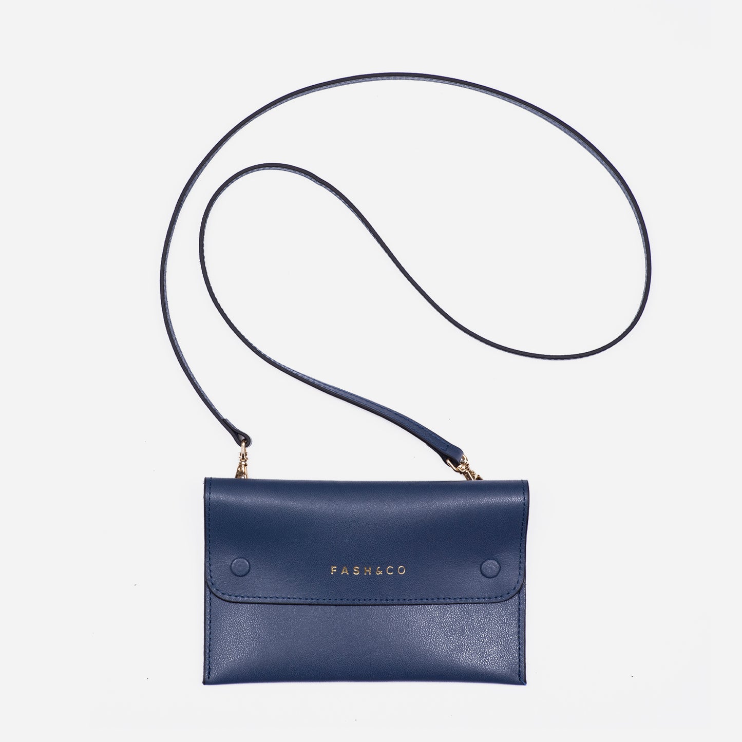 Bolsa de Couro New York Blue Navy