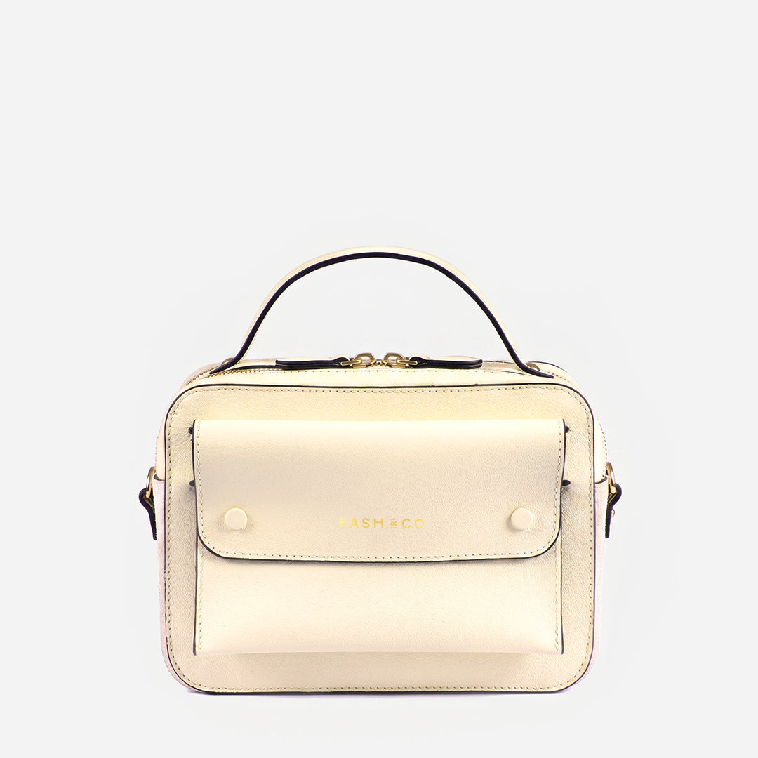 Bolsa de Couro New York Vanilla