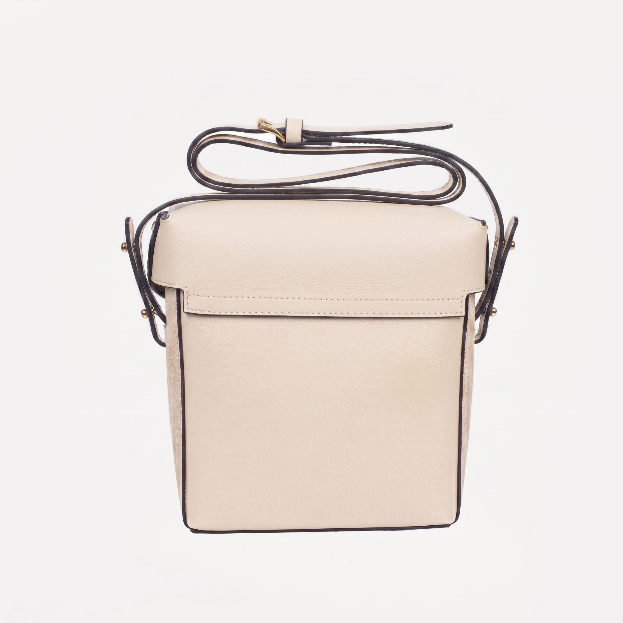 Bolsa Mini de Couro Cosmopolitan Vanilla