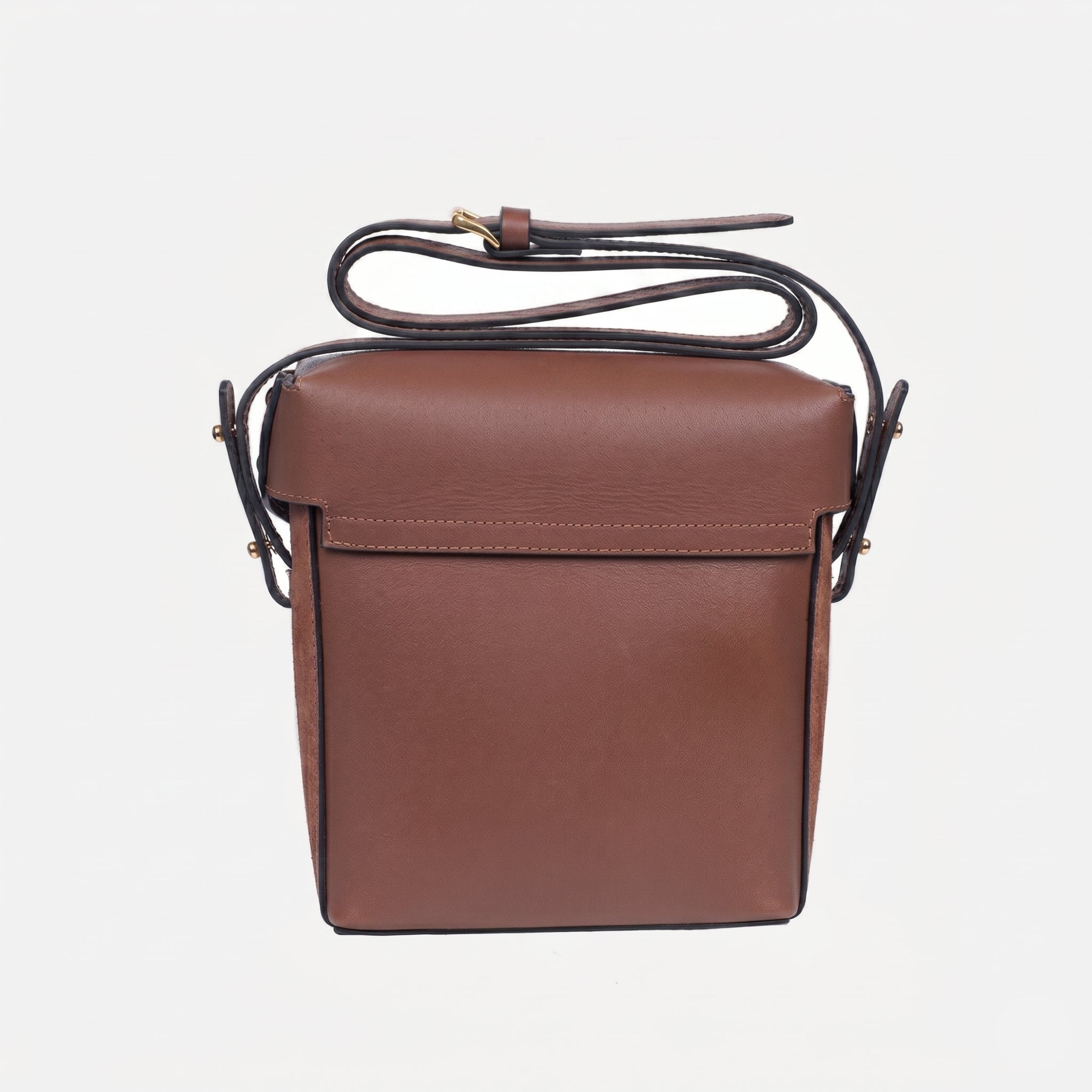 Bolsa Mini de Couro Cosmopolitan Coffee