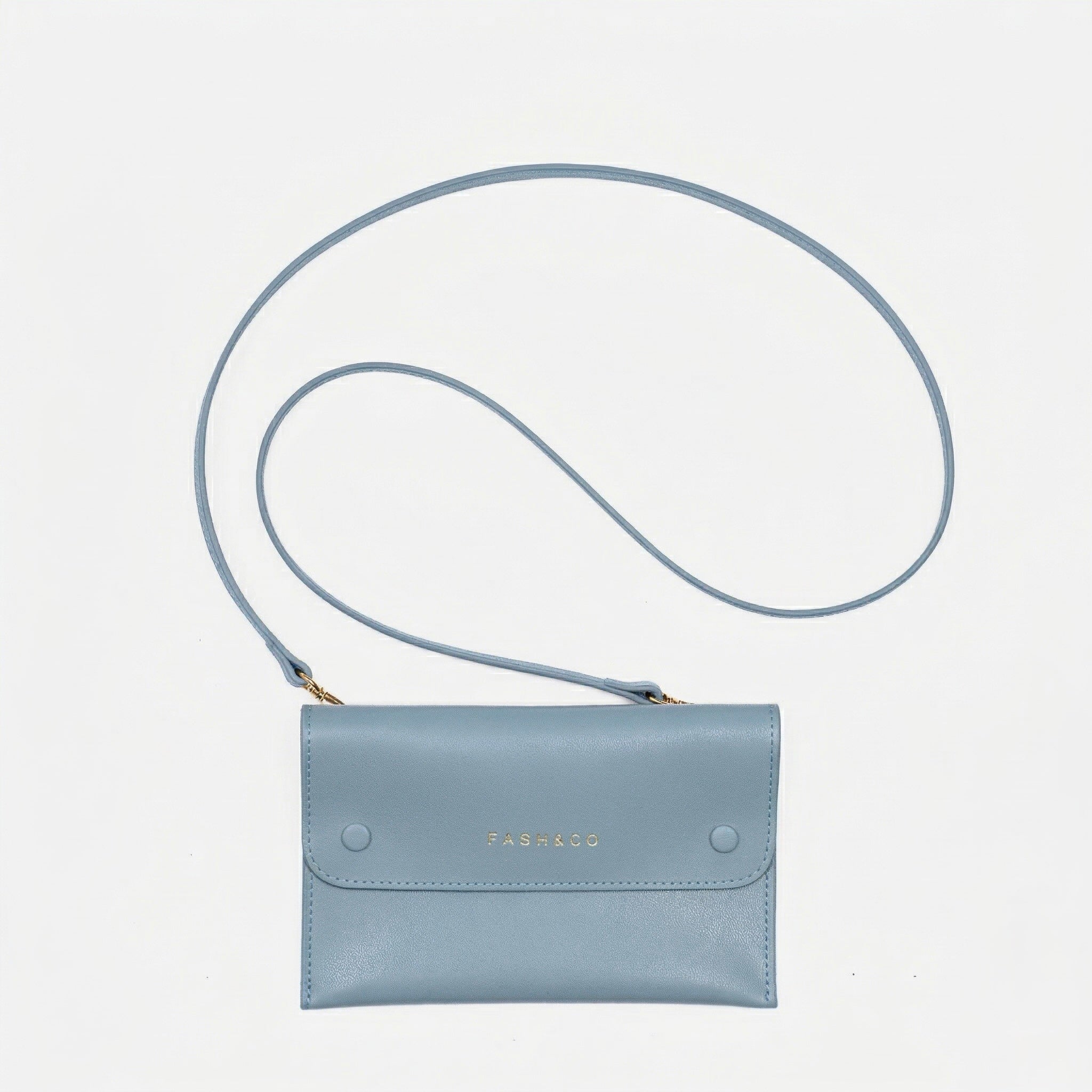 Bolsa de Couro New York Azul Celeste