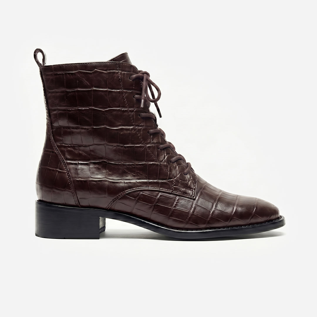 Bota Firenze Croco Brown