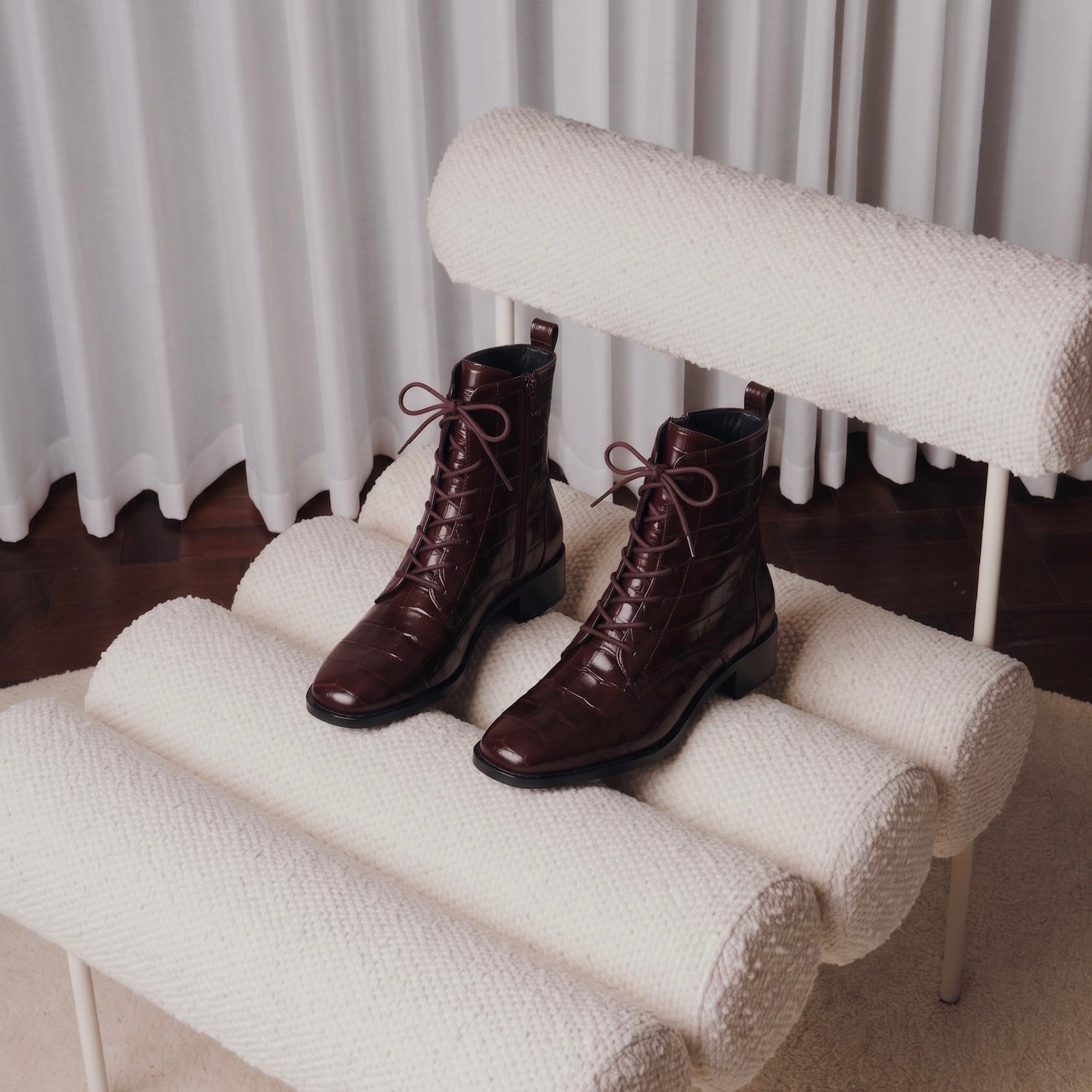 Bota Firenze Croco Brown
