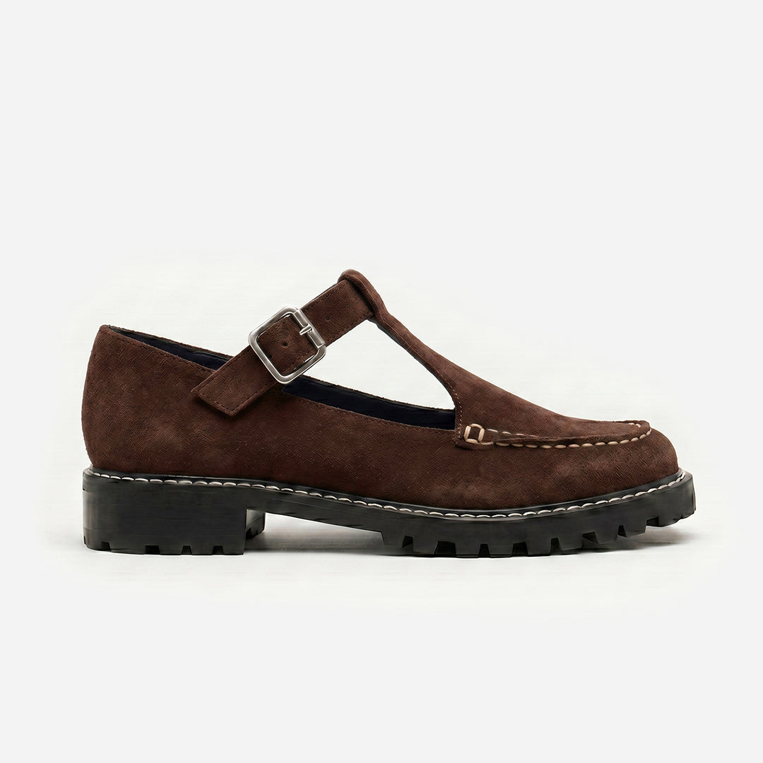 Sapato Mary Jane Brown