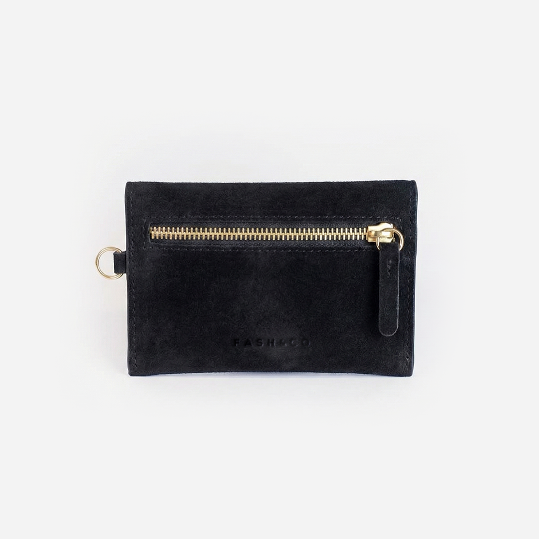 Carteira de Camurça Luck Black