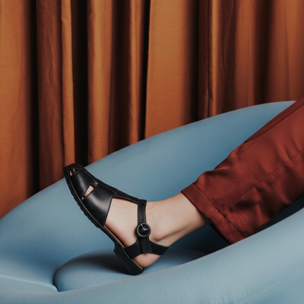 Sandália Fisherman Black