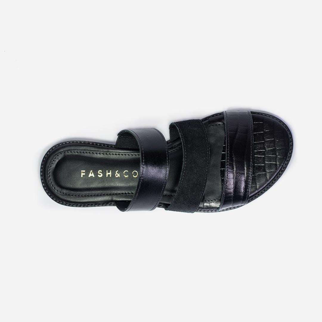 Rasteira Slip Black