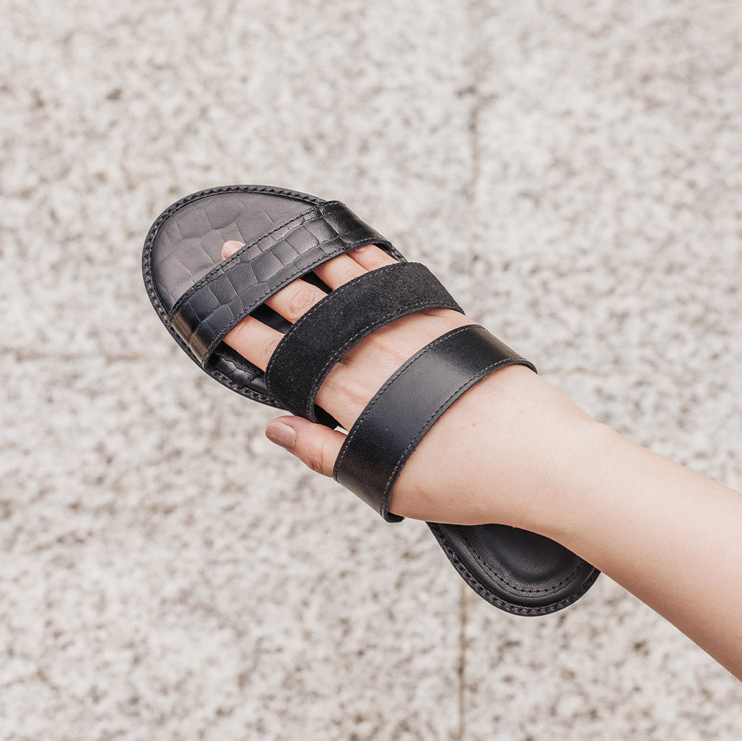 Rasteira Slip Black